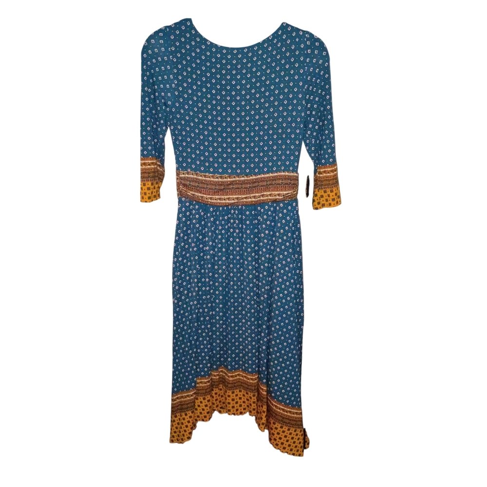 Maeve From Anthropologie Beloved Tie Front Midi Dress - Picture 11 of 11